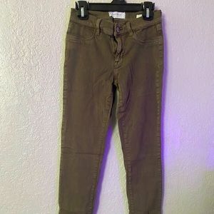 Navy Green Pacsun Jeggings size 23